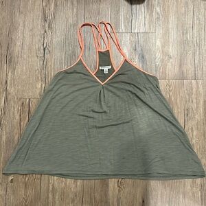 Green tank top